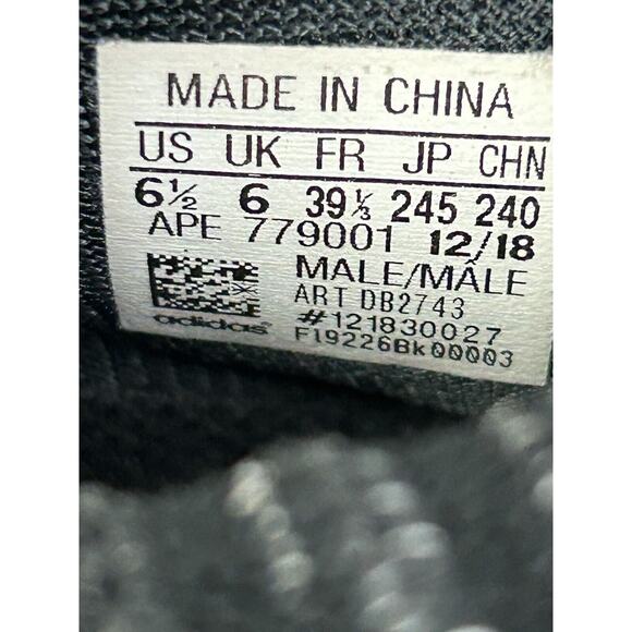 Adidas Crazy BYW X Boost Basketball 2019 Primeknit DB2743‎ Black Oreo Mens 6.5 - Picture 5 of 7